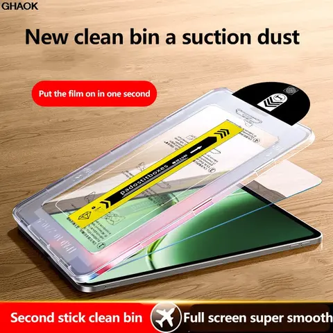 S1bdb052dbb2c45e881321bf136b22576k_480x480q75-1 Screen Protector Flim OnePlus Pad 3 1322025 Pad Lite 11Pad3 Pad2 Pro 121 inch 2024 Auto Install Kit Tempered Glass (New) - Image 1