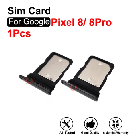 S1cdf0689630442dc89d909d781c9db38f_480x480q75 Black SIM Card Sim Tray Slot Google Pixel 8 8Pro Pro Replacement Parts (New) - Image 1