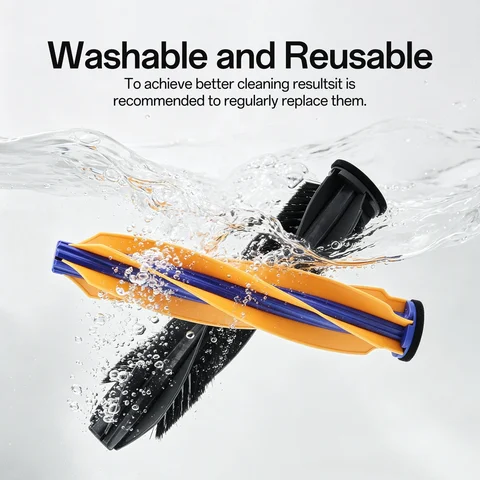S1eb06aca1fe24620ac57d4a6ee218aae4_480x480 Dreame X60 Max Ultra Complete X60 Ultra X60 Master Vacuum Parts Main Brush Side Brush HEPA Filter Mop Cloth Dust Bags (New) - Image 1