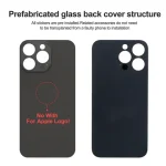 iPhone 14 Pro Max Glass Battery Cover Rear Door Housing Panel Case Camera Lens Parts iPhone 14 Pro Battery Cover (New)
