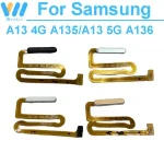 Fingerprint Sensor Touch ID Connector Flex Cable With Power Button Samsung Galaxy A13 4G 5G A135 A136 Parts (New)