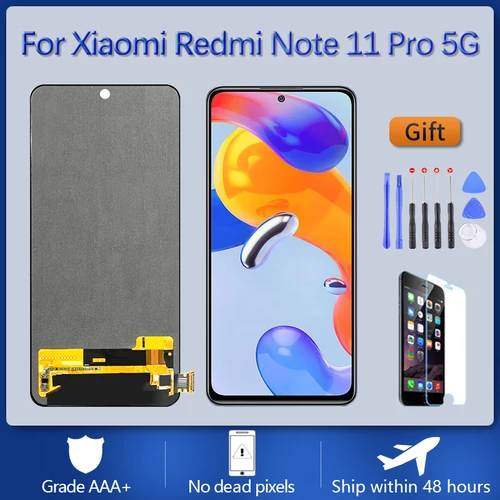 S214a34825db348c1a2b757cbca811566o_500x500 Xiaomi Redmi Note 11 Pro 5G Super AMOLED Used Display (New) - Image 1