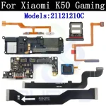 SIM Charging Port Board Ear Loud Speaker For Xiaomi Redmi K50 Gaming Poco F4 GT Fingerprint Sensor Volume Motherboard Flex Cable (New)