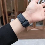 Braided strap Apple watch b 45mm Ultra 2 49mm 44mm 40-41mm 42-46mm Elastic adjustable bracelet series 10 9 8 7 3 5 se 6 4 (New)