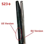 S23Plus Samsung Galaxy S23 Plus S916 Middle Frame Housing Board LCD Faceplate Bezel Replace Repair Parts + Side Buttons (New)