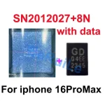 5pcs CP3200B1G0 338S00946 338S01119 U2 SN2012027 A33 8N Q4EE Eeprom With Data Charging Powe IC Set For iPhone 15 16 Pro Max (New)