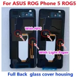 Back Battery Cover Housing ASUS Phone 5 ROG5 ROG 5 5S Phone5 ZS673KS I005DB Rear Door Case with Camera Glass Lens Lid (New)