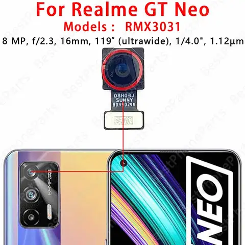 S27f82477c4e74980a0b97911d5f6714co_480x480q75 Front and Rear Back Camera For Realme C55 C67 4G GT Master GT Neo Main Facing Camera Module Flex Cable Replacement Spare Parts (New) - Image 1