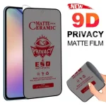 Matte Anti-Spy Privacy Screen Protector Xiaomi Redmi Note 13 14 15 Pro 12 10 11 8 9 12S 11S 10S 9S 15C 14C 13C Ceramic Film (New)