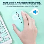 Wireless Bluetooth Mouse IPad Air 11 13 M3 2025 IPad 11th 10th Gen 11 inch A16 Pro 129 M4 Rechargeable Mini Silent Mouse (New)