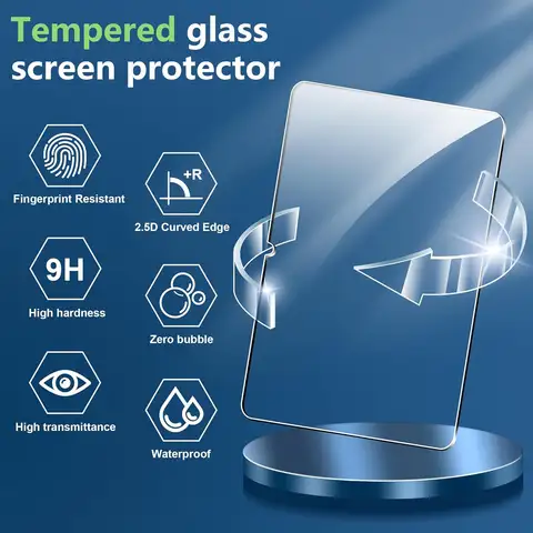 S2a40ffbc4ad0417c97d5c823aa1c949bK_480x480q75 Screen Protector OnePlus Pad Lite (110) 2025 Tempered Glass Film Scratch-Resistant Anti Fingerprints Clear No Bubbles (New) - Image 1