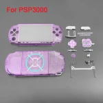 For PSP3000 Replacement Housing Shell Transparent Full Housing Case Cover DIY Repair Parts Console Shell Replacement Kit (New)