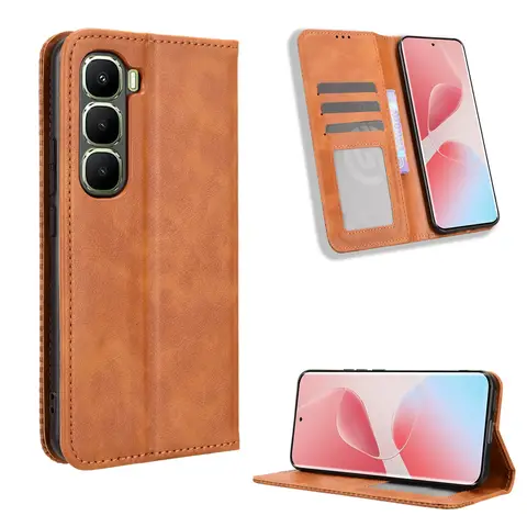 S2e3bbf72738c42d180501a85b1dede98c_480x480q75 HTC U24 Pro U23 Desire 22 Pro  21 Pro 20 Plus U20 19S 19 Plus Vintage Business Book Flip Leather Wallet Case Cover (New) - Image 1