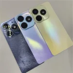 Full housing Tecno Spark 20 KJ5 Middle Plate Frame Housing+Battery Back Cover With Camera Lens Repair parts (New)