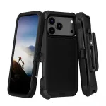Heavy Duty Armor Other Box Belt Clip Rugged Phone Case IPhone17 Air 16 15 14 13 Pro Max Shockproof Rugged Protection Cover (New)