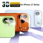 3D Tempered Glass Camera Cover iPhone 17 Pro Max iPhone17 Air iPhone17Pro 17Pro ProMax Rear Lens Protector Film Accessories (New)