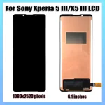 61 Tested TFT LCD Sony Xperia 5 III LCD XQBQ62 G XQBQ52G Display Touch Screen Digitizer Assembly Sony X5 III Display (New)