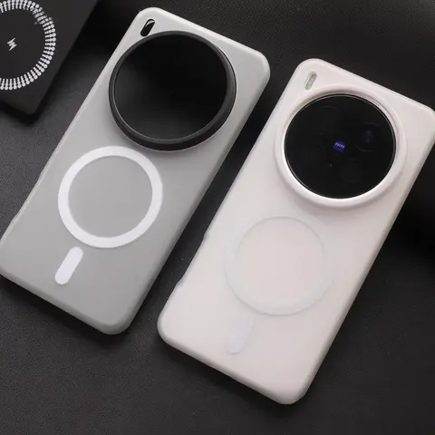 S3592664187b648ee9bb6b59fc570a421J_480x480q75 Case For vivo X300 Pro X200 Ultra New Soft Shockproof Magnetic Candy Silicone Phone Cover For Vivo X200 200Pro Mini Shell Bumper (New) - Image 1