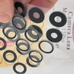 EmmaHelp 10pcs Back Camera Glass for iPhone 7 8 Plus 6 6S 6Plus 7Plus X XR XS Max 11 12 Rear Cover Lens 3M Sticker Holder Parts (New)