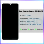 64 LCD Sharp Aquos R5G LCD Display Screen Touch Panel Assembly Digitizer Sharp Aquos R5 Screen Replacement (New)
