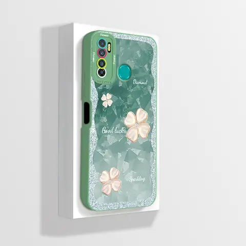 S3839534aa93b4ba5a45b4b060d324396Z_480x480q75 Tecno Spark 5 Pro Case Tecno Spark5 Phone Case Artistic Soft TPU Camera Protection Cover Tecno Camon 15 Air Etui Bumper (New) - Image 1