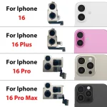 NEW Back Big Main Camera Module Front Small Camera Module Flex Cable IPhone 16  16 Plus  16 Pro  16 Pro Max  16E (New)