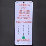 With defects 6.7 AMOLED Samsung Galaxy Z Flip6 LCD F741B F741U Display Screen Assembly Samsung Z Flip 6 LCD Replacemen. (New)