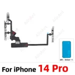 Aiinant Seal Sticker + Flex Volume Mute Button Power Flex Cable iPhone 16 Plus 15 14 13 12 Pro Max mini Phone Parts (New)