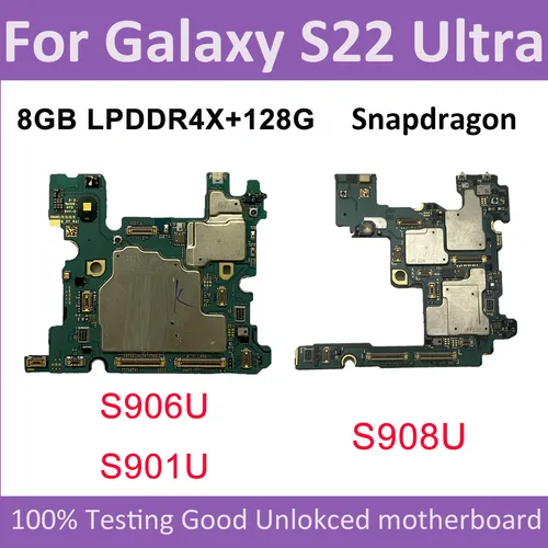 S38f463506de04c68be627c5ecacb6b28h_500x500 Testing Good Motherboard Samsung Galaxy S22 Ultra 5G S908U S908U1 S906U (New) - Image 1