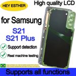 Super AMOLED Replacement For Samsung S21 G991 G991B LCD Display Touch Screen S21 Plus G996 G996BF with Back Glass (New)