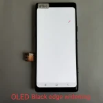 OLED Display Screen Suitable for Galaxy Note 9 N960F N960U N9600 Defective N9600 Touch Screen Replacement Component with Frame (New)