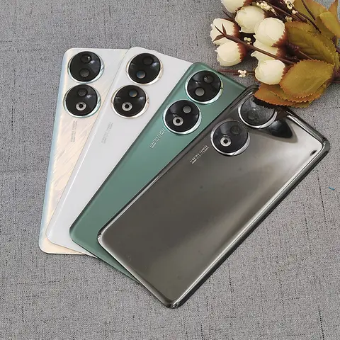 S3c152518907d469d80e383538580016dD_480x480q75 Original Glass Back Lid Housing Cover Honor 90 Battery Cover Rear Door Replacement Case Honor90 With Camera Lens Frame (New) - Image 1