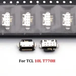 10PCS USB Charge Port Jack Dock Connector Charging Board For TCL 10 Plus 10L 10SE 20 5G 20 Pro se XE 20L 20R 20Y 30 40 405 408 (New)