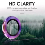 Sharp Aquos R8S R7S Pro Glitter Ring Tempered Glass Camera Lens ProtectorBling Cover lens Aquos R8 R7 Pro (New)
