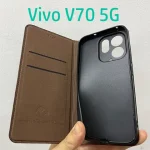 Magnetic Genuine Leather Skin Flip Wallet Book Phone Case Cover On For Vivo V50 V60 V70 FE Y31d Pro Lite 5G Global VivoV70 V 70 (New)