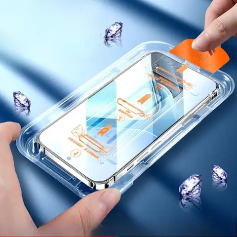 S427ed95cc9db4aeb83d43a787f0da179F_480x480q75 IQOO Z10x Z10 Z9x Z9 Turbo Neo10 Neo9 Pro 9D Tempered Glass Dust Free Easy Auto Installation Tool Protective Front Film (New) - Image 1