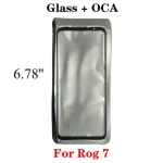 Asus Rog Phone 1 2 3 5 5s 6 6D 7 8 9 Pro Touch Screen Front Outer Glass Panel + OCA (New)
