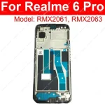 LCD Front Frame Bezel Realme 3 5 6 7 8 Pro 5i 6i 7i 8i 6S 4G 5G Front Frame LCD Housing Cover Replacement without Flex (New)