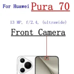 Original Back Facing Camera Huawei Pura 70 Pro Pro+ Front Rear Camera Module Backside View Replacement Repair Spare Parts (New)