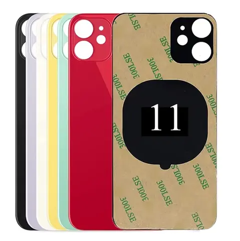 S49be4b13359b4df3af737f16fe310afaZ_480x480q75 Back Glass iPhone 11 Back Cover Glass Fast Replacement Housing Battery Cover Big Hole Rear Glass with glue (New) - Image 1