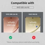 4pcs VIVO V50 Lite 9H HD Tempered Glass Film - Clear Full Cover Protection Mobile Phone (New)