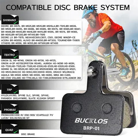 S4c24af9d8db54a7f9fedc634b3601b131_480x480q75 BUCKLOS Bike Brake Pad Resin Disc Pads For SHIMANO B01S Wear-resistant MTB Bicycle Hydraulic Brake Pad for B03S B05S Brake Parts (New) - Image 1