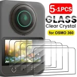 Glass DJI OSMO 360 Camera Screen Protector 9H Hardness Anti scratch Tempered Glass Cover Film OSMO 360 Panoramic Camera (New)