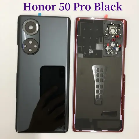 S4d0cabd9e0834cef8ce8f59077e03bc1K_480x480q75 A+ Glass Back Door For Huawei Honor 50 Hard Battery Cover honor 50 Pro Rear Housing Panel Case With Camera Lens Sticker Adhesive (New) - Image 1
