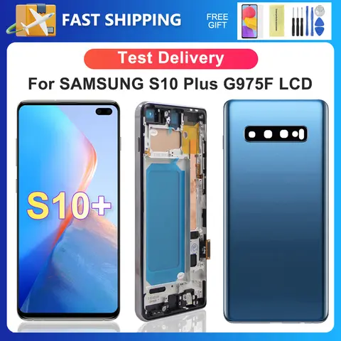 S4ff98ba032f149f4bd4dd29593078d14M_480x480q75 Tested S10 Plus Samsung S10+ G975F G975U G975W G975 LCD Display Touch Screen Digitizer Assembly Replacement (New) - Image 1
