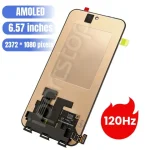 iParts Replacement New Display for Oppo Reno14 F Reno 14F 5G CPH2743 120Hz 6.57 AMOLED Touch Screen with Frame Assembly OEM (New)
