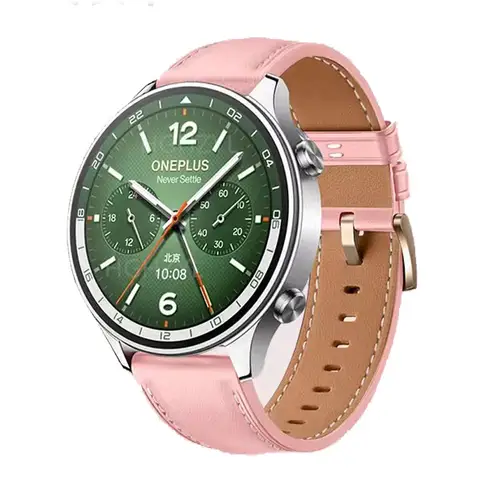 S51d27820c0f24147843263c23bfa7b42U_480x480q75 leather Strap OnePlus Watch 3 2 2R Replacement Watch B Oppo Watch X X2 Wristb Correa (New) - Image 1