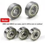 Ball Bearings 608Z 608ZZ ABEC-7 Deep Groove 8x22x7mm Mini Ball Bearing Carbon Steel for Skateboard Scooter 3D Printer Parts (New)