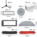 Roborock S8 MaxV Ultra Robot Vacuum Spare Parts Main Side Brushes Mop Cloths HEPA Filters Dust Bags Accessories (New)