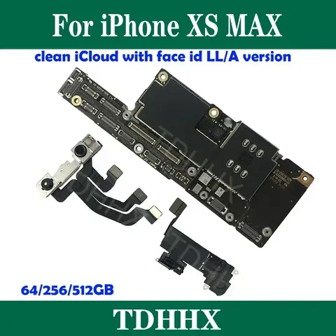 S57ca4d5f5d8b4b179dce593865c5660dC_480x480q75 High Quality Main Logic Board Replacement iPhone XS Max Sing Duanl SIM 64 256 512G With Face ID Mainboard System Update (New) - Image 1